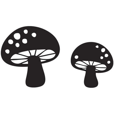 Mushroom Stencil Template